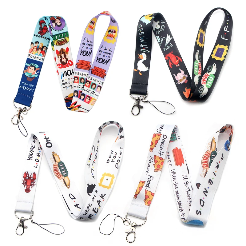 

Lanyard Keychain Rope Mobile Phone Neckband Lanyard Key ID Card USB Badge Clip DIY Lasso Lanyard