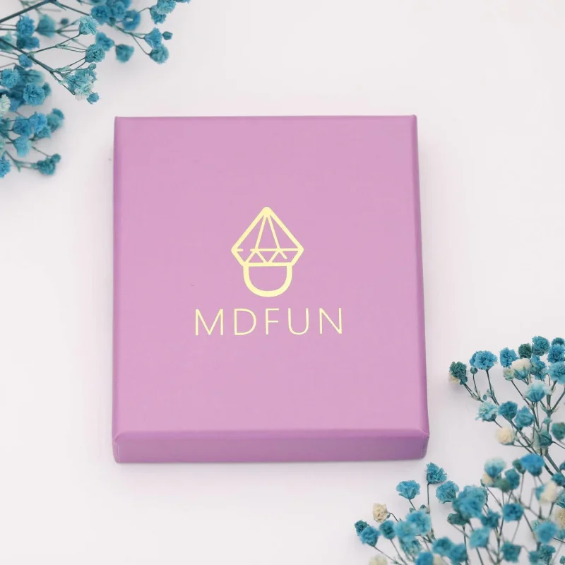 Серьги-гвоздики NoEnName_Null 18к белый/желтый/розовый золото 5 пар