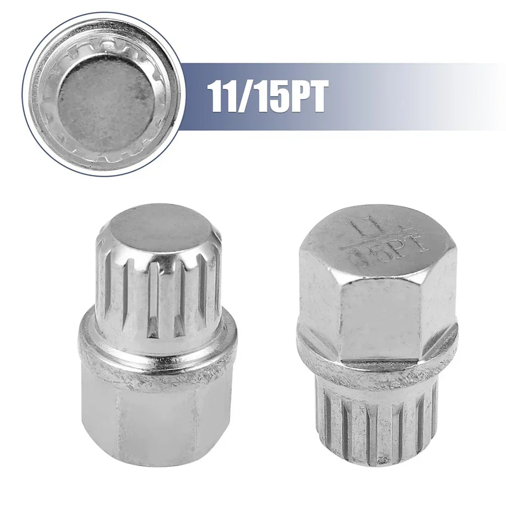 Сталь 11/15PT Твердая автоматическая противоугонная стопорная гайка для колес Это
