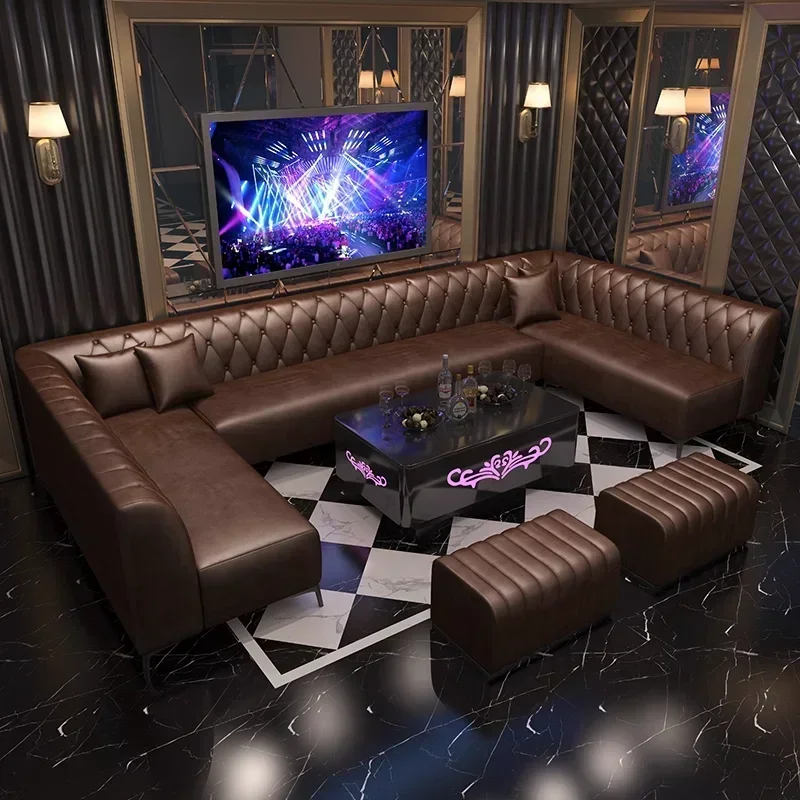 Диван KTV комбинированная музыка тихая барная коробка U-образный угловой