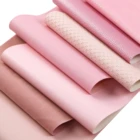 Милые розовые тематические серии перламутровые блестящие листы из искусственной кожи для бантов, сережек, сумок, поделок сделай сам Vinyl1Yc15765