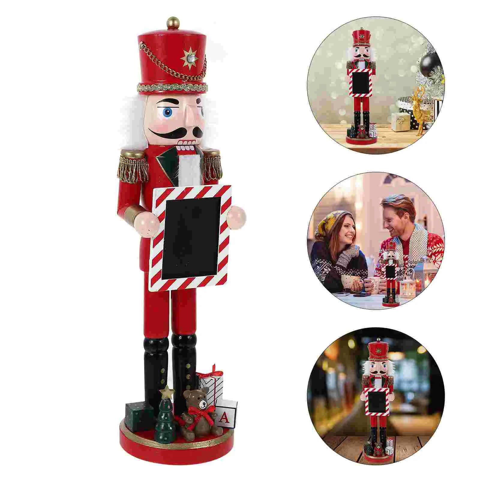 

Деревянный Рождественский гайковерт, поделки, статуя, гайковерт, настольный солдат, новый год, украшение-куклы, рождественские украшения