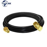 rpsma jumper cable rg58 rp sma female to rp sma male right angle extension cable ppsma elbow rf coaxial cable 30cm 50cm 1m 2m 5m