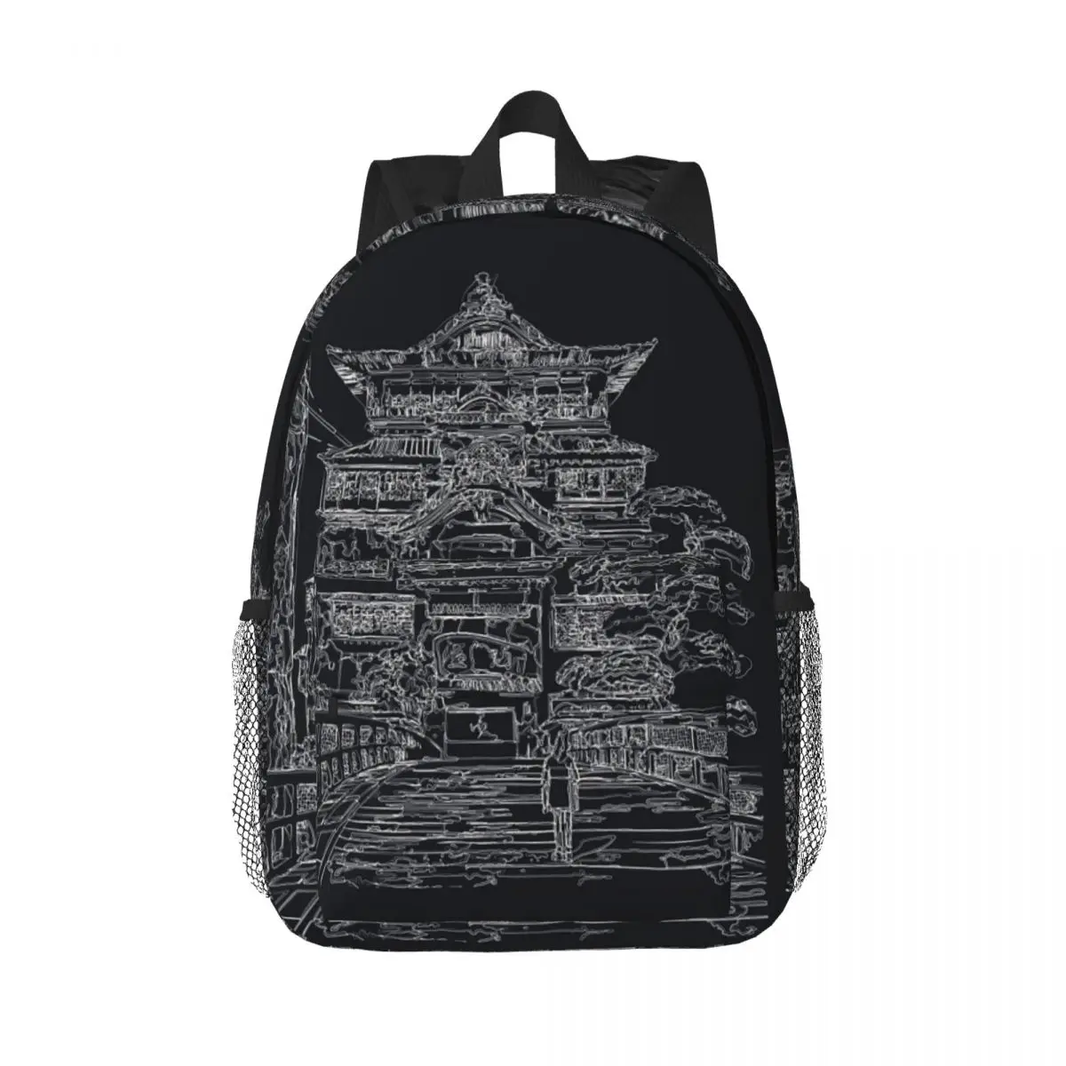 

Японский рюкзак для ванной Onsen, модная детская сумка для книг для подростков, школьные ранцы, дорожный ранец, вместительная сумка на плечо