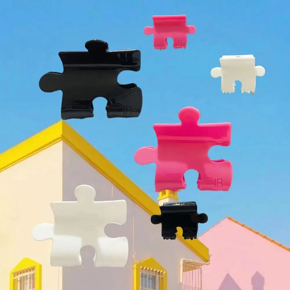 

Chic Acetate Trendy Geometric Hair Claw Fashion Elegant Temperament Wave Stripe Hairpin Simple Creative Party Headdress