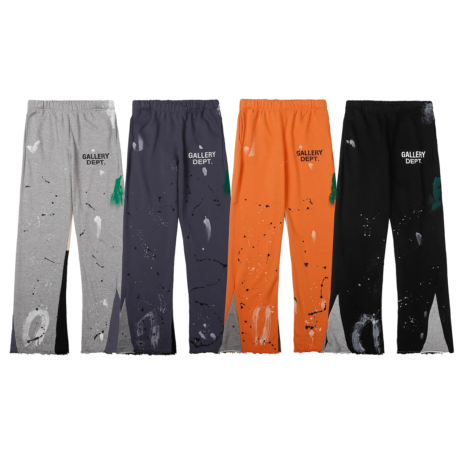 

2023 New Fashion Casual Pants Spring Autumn Gallery Painted Flare Sweat Pant High Quality Men Women Street Grey Black Trousers