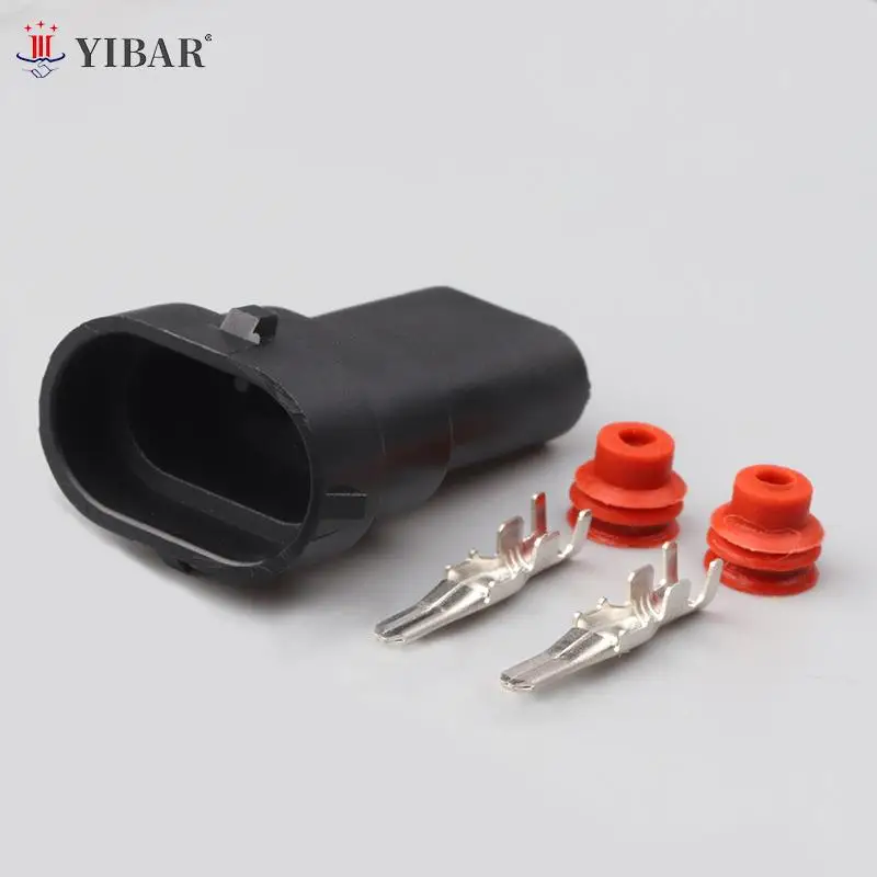 2 Pin H8 H11 Male Female Socket Plug Adapter for Car Foglight Connector Cable Head Light Bulb Lamp Wiring Harness