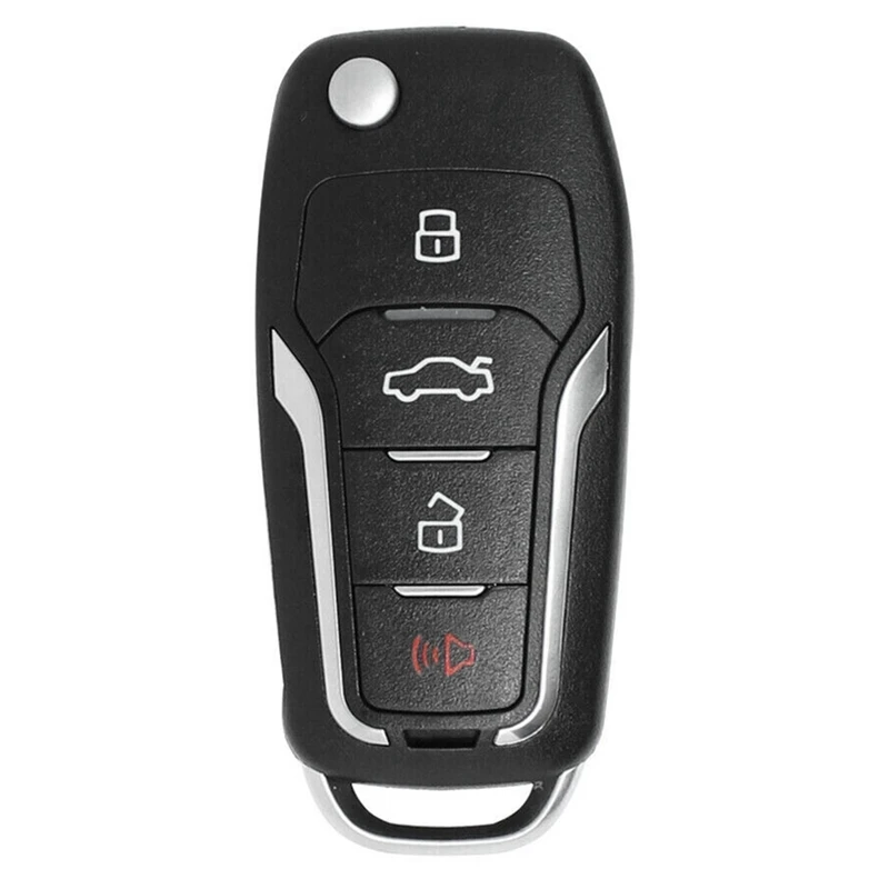 

1 Piece For Xhorse XKFO01EN Universal Wire Remote Key Fob Flip 4 Button For Ford Style For VVDI Key Tool