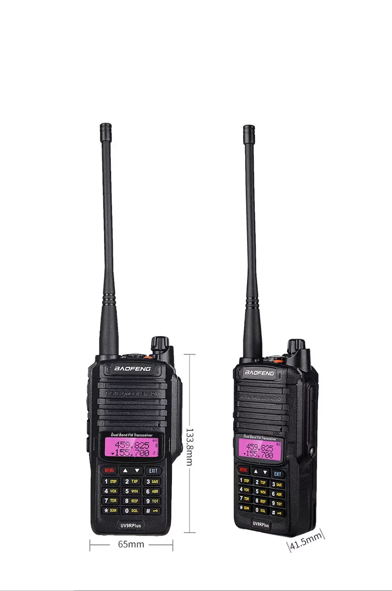 Baofeng UV-9R Plus 9RPLUS Waterproof IP67 Walkie Talkie Dual Band Standby Ham Two Way CB Radio U/VHF Portable UV9R Pofung