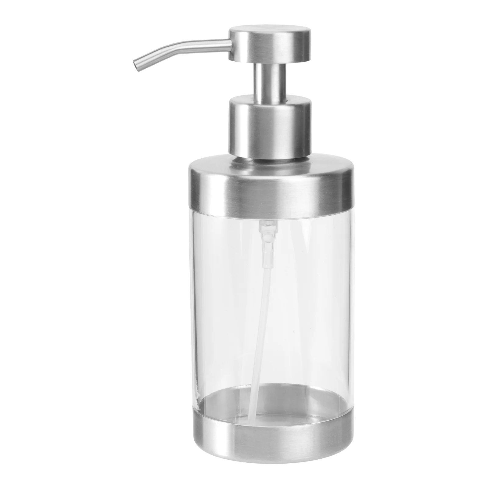 

304 Stainless Liquid Dispenser Bathroom Lotion Dropshipping Home Soap Steel Pump