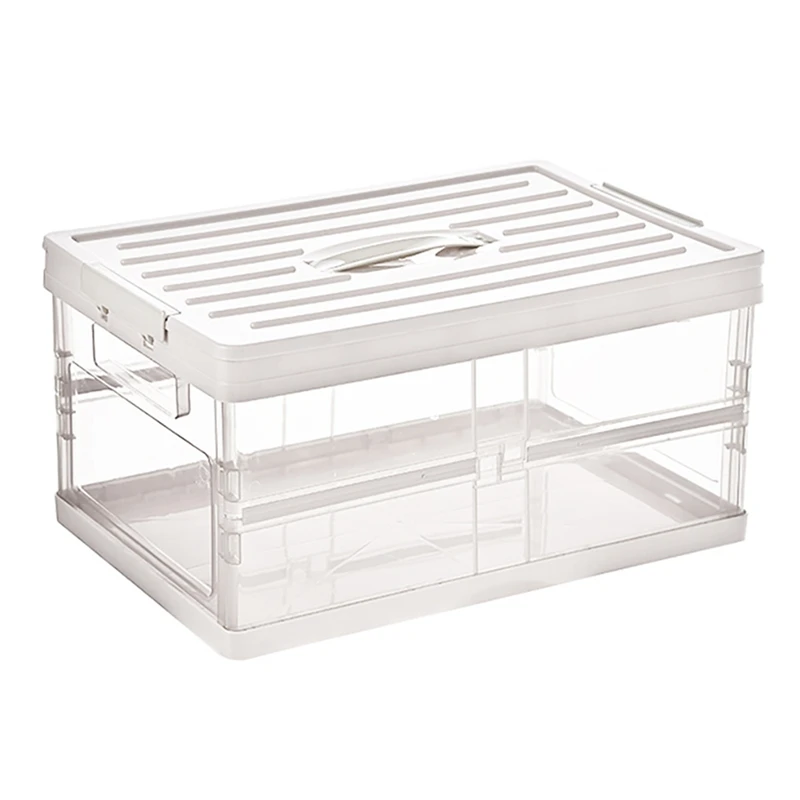 

Многофункциональный складной ящик для хранения, ящики для хранения с крышкой, складной ящик для хранения, пластиковые ящики для одежды, игр...