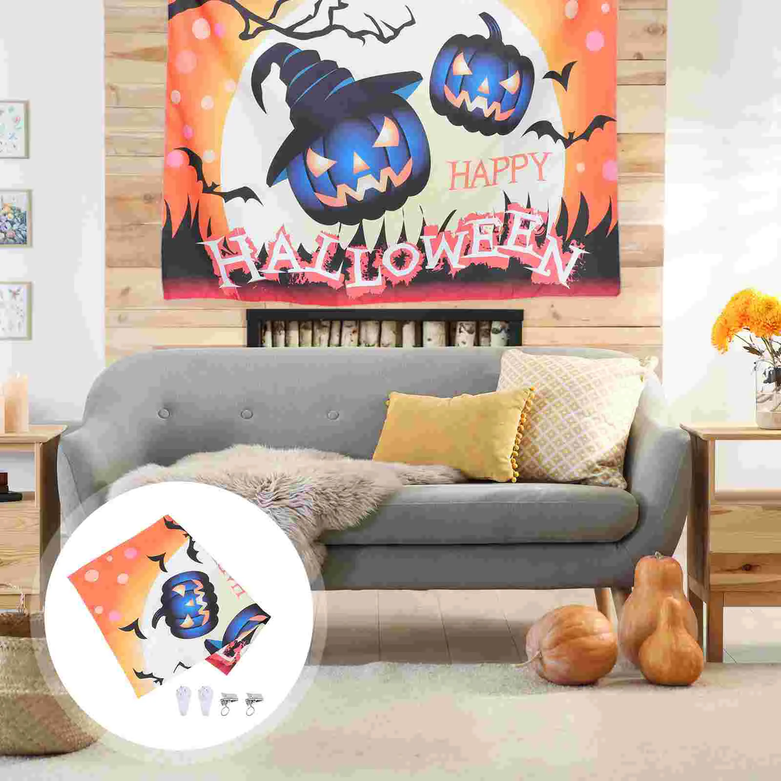 

Party Photo Background Scary Party Banner Photography Backdrop Prop
