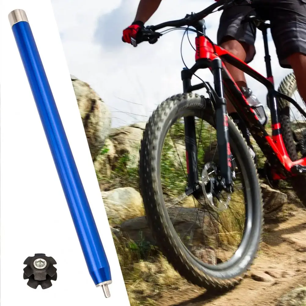 

1 Set Core Removal Tool Ergonomic Design High-strength CNC Processing Punch-front Fork Core Removal Tool Bicycle Repair