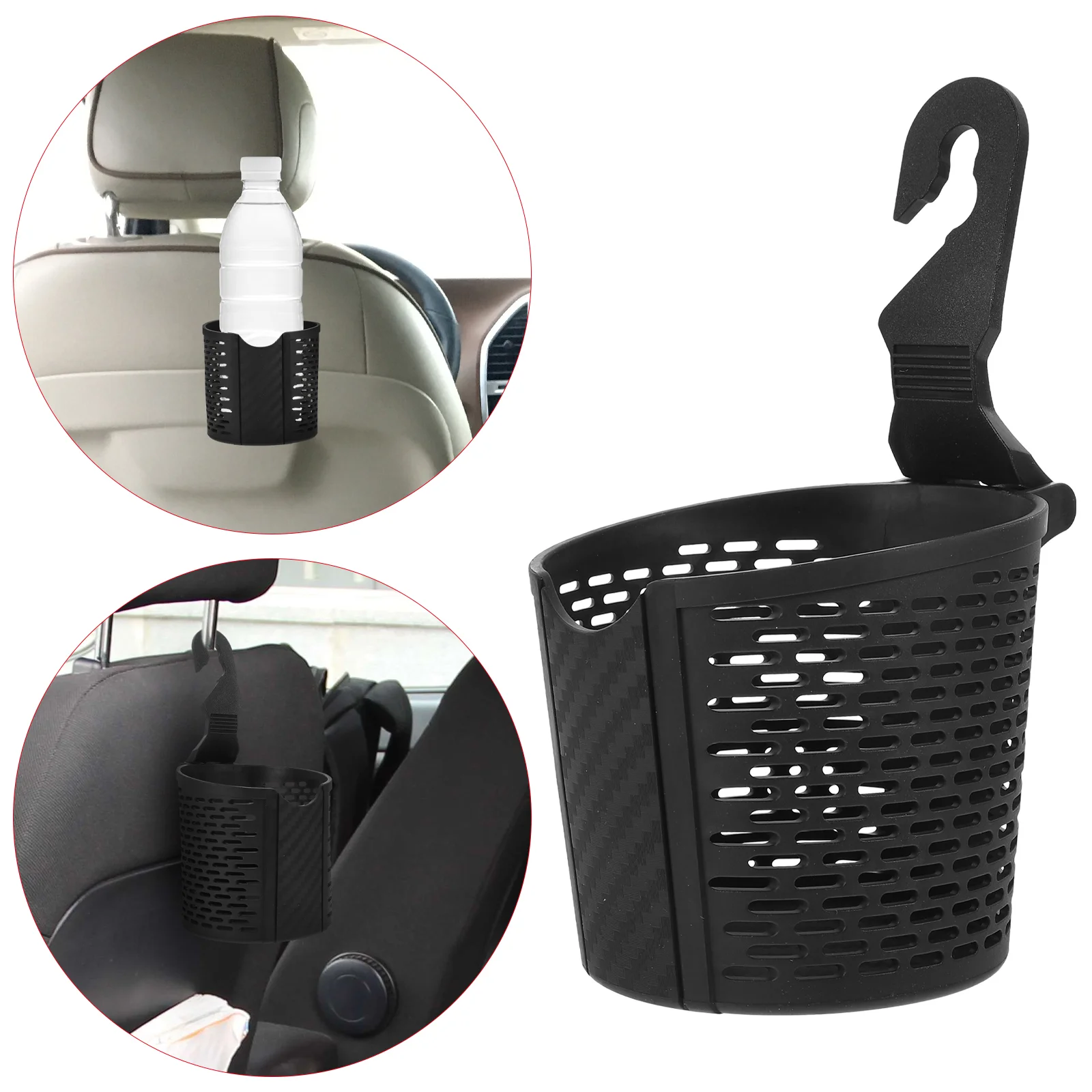 

Cup Holder Beverage Multifunctional Car Headrest Hanging Clip Seat Back Organizer Water Bottle Kayak Tray