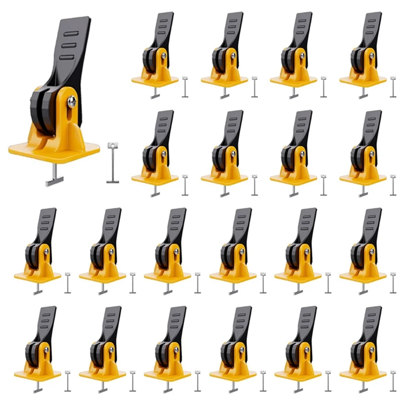 

Tile Leveling System Kit Floor Leveling Compounds Adjustable Fit 8-12Mm Tiles Tile Installation Leveler Tool Set Spare Parts