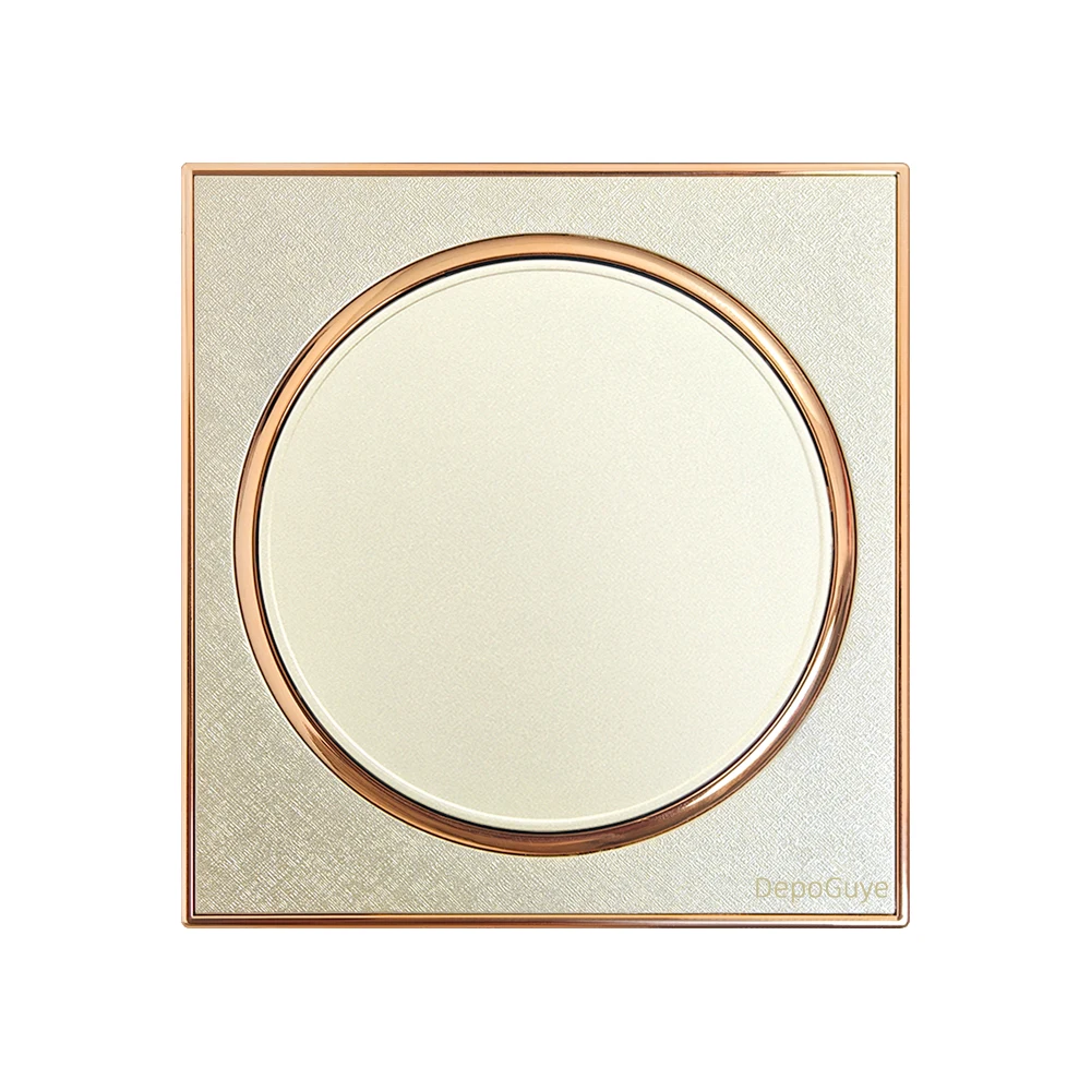 

Золотой круглый пластиковый переключатель Depo Guye 16А