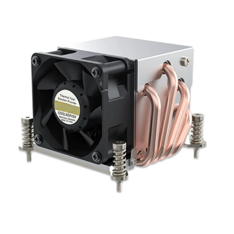 Кулер для серверных процессоров LGA1700LGA115X 2U, 5 тепловых трубок, 200 Вт, с PWM-вентилятором (art.: 3920da2d83c06) - 3920da2d83c06
