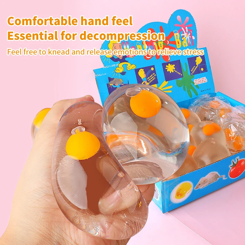Хитрая декомпрессия 3D яйцо щипцы мяч силиконовые Push Its Bubble антистрессовые