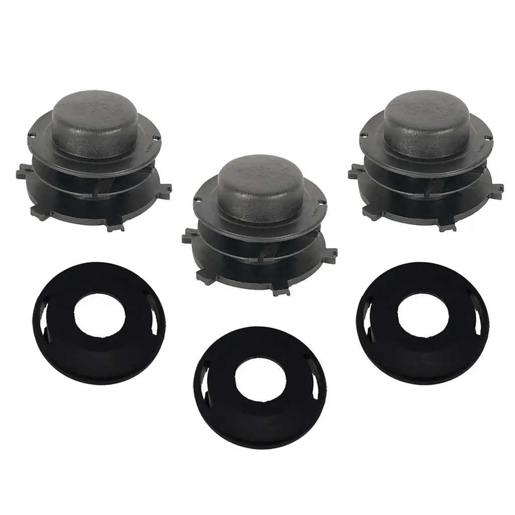 3 комплекта катушек и крышек триммерной головки для Stihl FS55 FS80 FS83 FS85 FS90 FS100