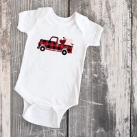 heart valentines day truck mom and son matching clothes mommy and me shirt red baby girl plaid tshirt family look m
