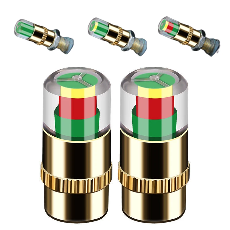 

4 шт., беспроводная насадка для измерения давления в шинах