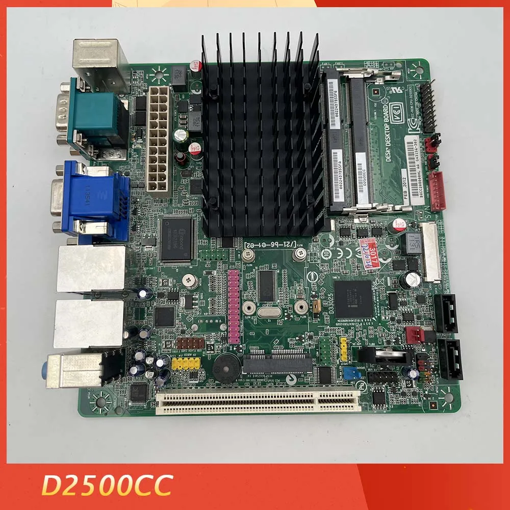 Original Industrial Computer Motherboard For Intel M-ITX D2500cc DDR3L 17*17 Perfect Test Good Quality