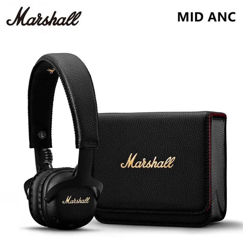 

Original Marshall Mid ANC Active Noise Cancelling Headphones On-Ear Wireless Bluetooth Earphones Deep Bass Foldable Headset