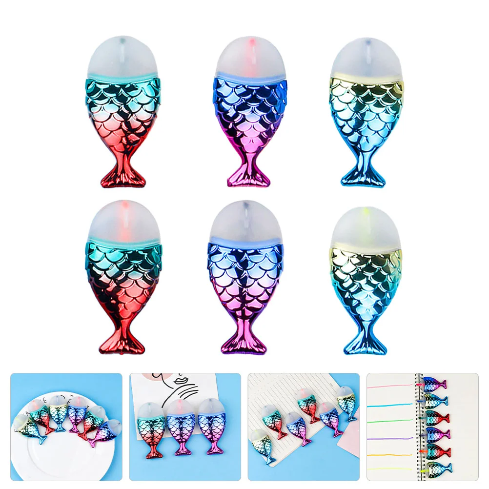 

Pens Pen Highlighter Marker Mermaid Gel Markers Tip Scrapbook Highlighters Creative Chisel Coloful Party Favors Drawing Outline