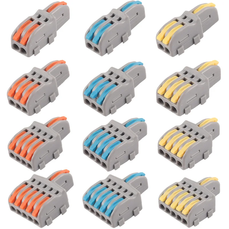 

5/10/25PCS Quick Wiring Connector 1 in multiple out Splitter Can Combined Butt Home Light Wiring Connectors Home Terminal Block