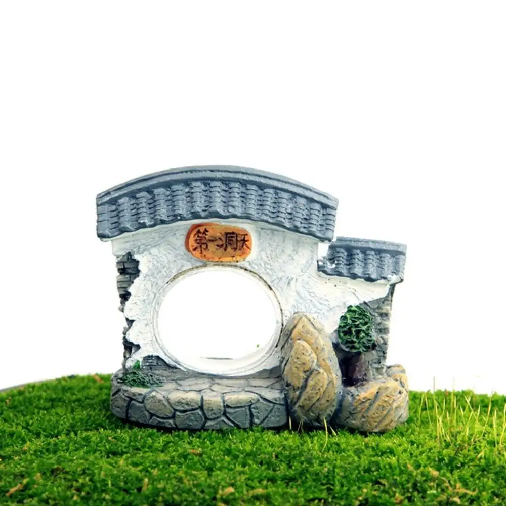 Мини-1 шт. Tradiational DIY ремесла бонсай Декор фигурки модель дома сцена статуя