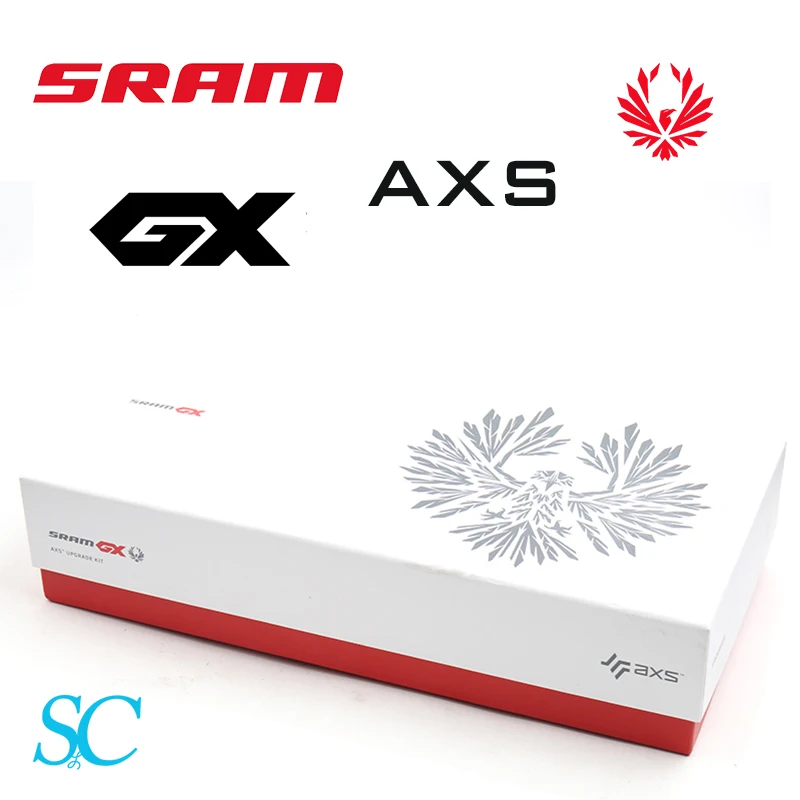 

With Box SRAM GX AXS EAGLE 1X12 Speed MTB Bike Wireless Electronics Kit Shifter Trigger Lever Rear Derailleur Bicycle Groupset