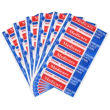 100pcs/pack Patch Baby Bandage Tape Adhesive Plaster Wound Dressing Fixation Tape Emergency Bandaids Medical Kit for Children