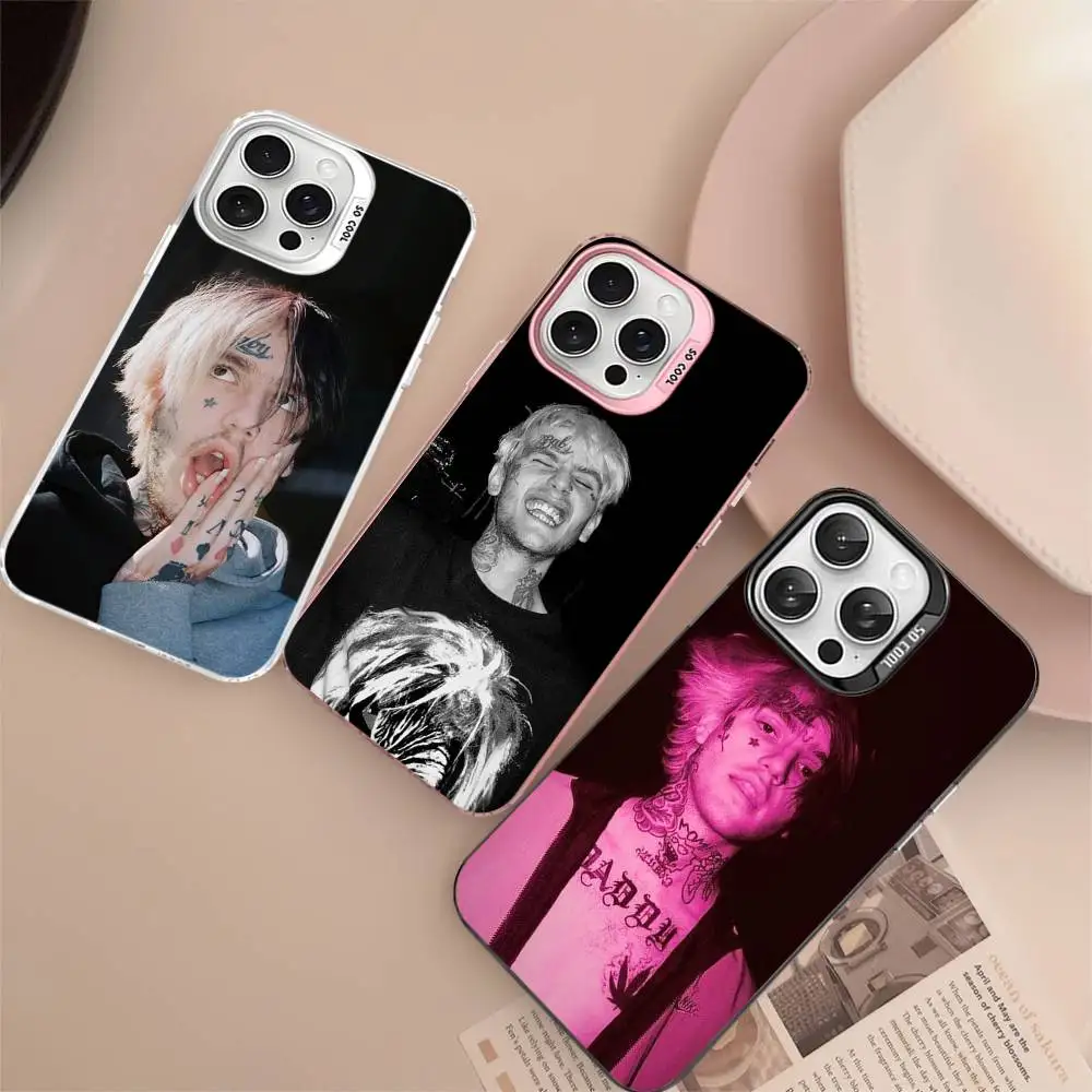 Фото Чехлы для телефонов Lil Peep Hellboy Love Rapper для iPhone 17, 16e, 15, 14, 13, 12, 11 Plus, Pro, Max, ProMax, красочные накладки №2