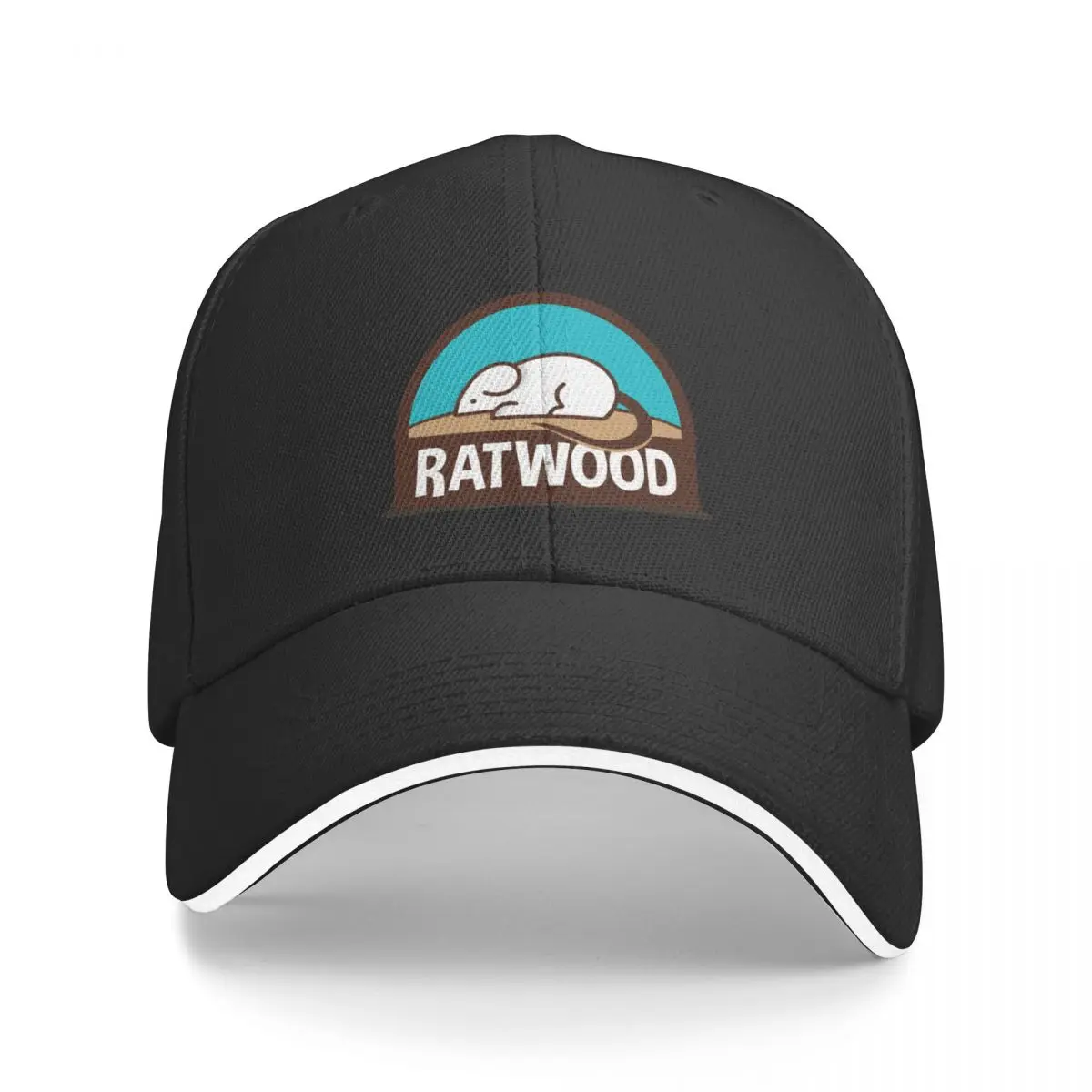 Бейсбольная кепка с логотипом Ratwood Productions пляжная сумка шляпа в стиле аниме