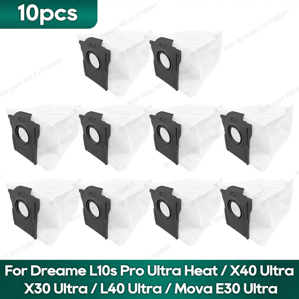 Мешок для пыли OSSIEAO к Dreame X40 / L40 / X30 Ultra / L10s Pro Ultra Heat / D10 Plus Gen 2, Mova E30, E40, P50, V50, P10 Pro Ultra
