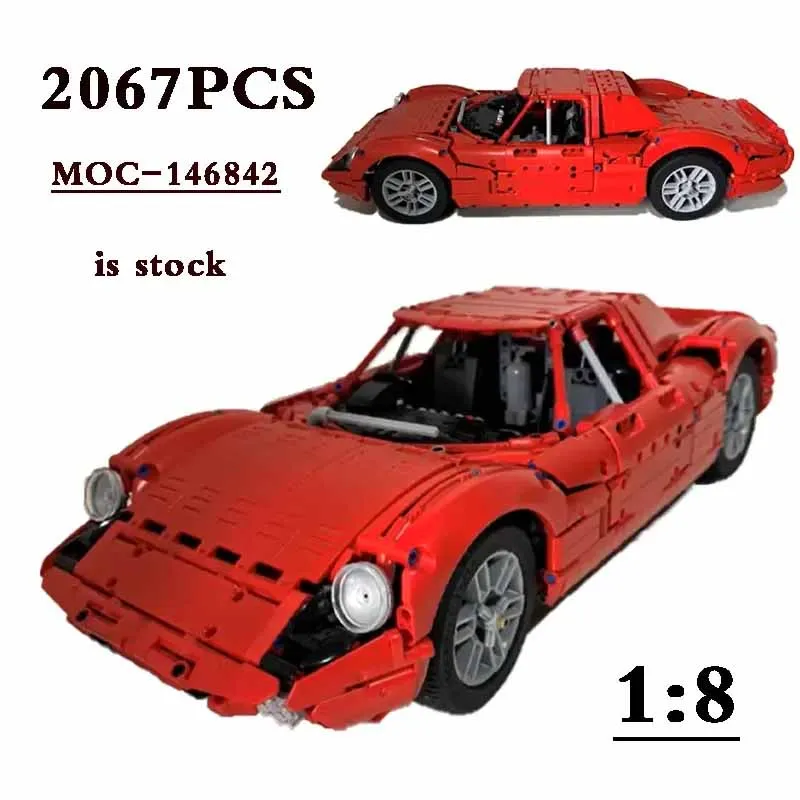 Новый гоночный автомобиль 250LM 42143, совместимый с MOC- 146842   Спортивный автомобиль, 2067 шт., собранный строительный блок, игрушечная модель, сделай сам, детский подарок, подарок (art.: 3920cc8c690b8) - 3920cc8c690b8
