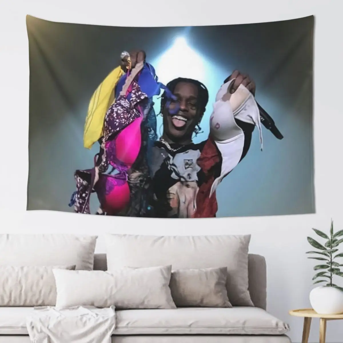 Сексуальный бюстгальтер Asap Hahaha Гобелен Дизайн комнаты Украшение дома