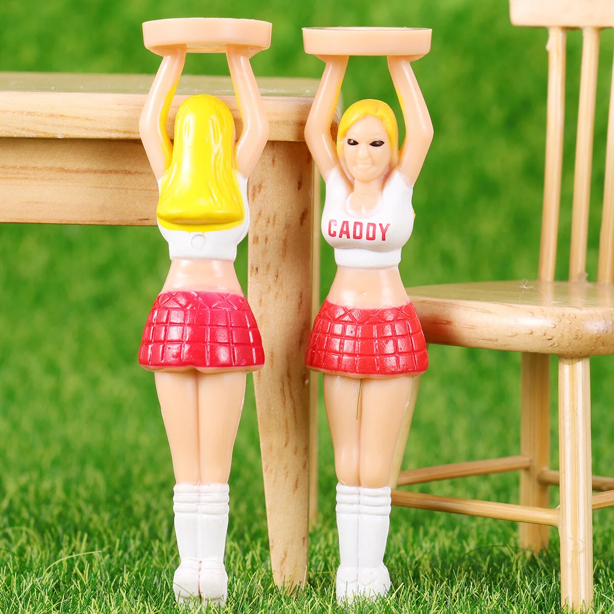 

4Pcs Tees Girl Reusable Practical Tee Training Tool Practice Accessory Gift for Golfer