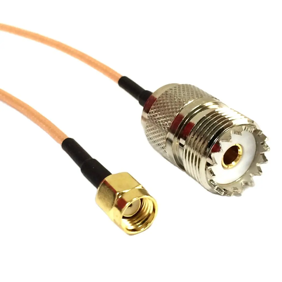 

RP Reverse SMA Male To UHF SO239 Female RG316 15cm 6" RF Pigtail Jumper Cable
