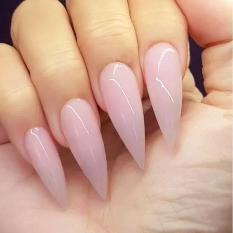 

Порошок прозрачный розовый белый резьба Кристалл Полимер 3D дизайн ногтей советы строительство маникюра акриловая искусство ногтей 1 шт.