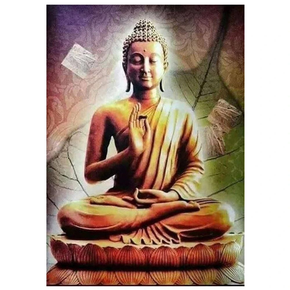 Алмазная 5D Вышивка с большим буддой набор для алмазной мозаики сделай сам