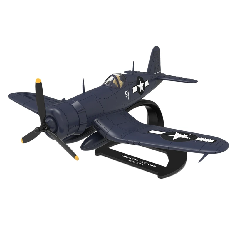 

1:72 Alloy WWII American Aircraft F-4U Corsair Carrier Strike Fighter Die Cast Aircraft Model For Collection And Gift