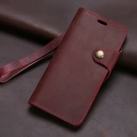 leather flip phone case for sony xperia ace xa2 xa3 ultra z2 z3 z4 z5 xzs xz2 xz3 xz4 xz5 x 5 8 10 20 crazy horse skin wallet