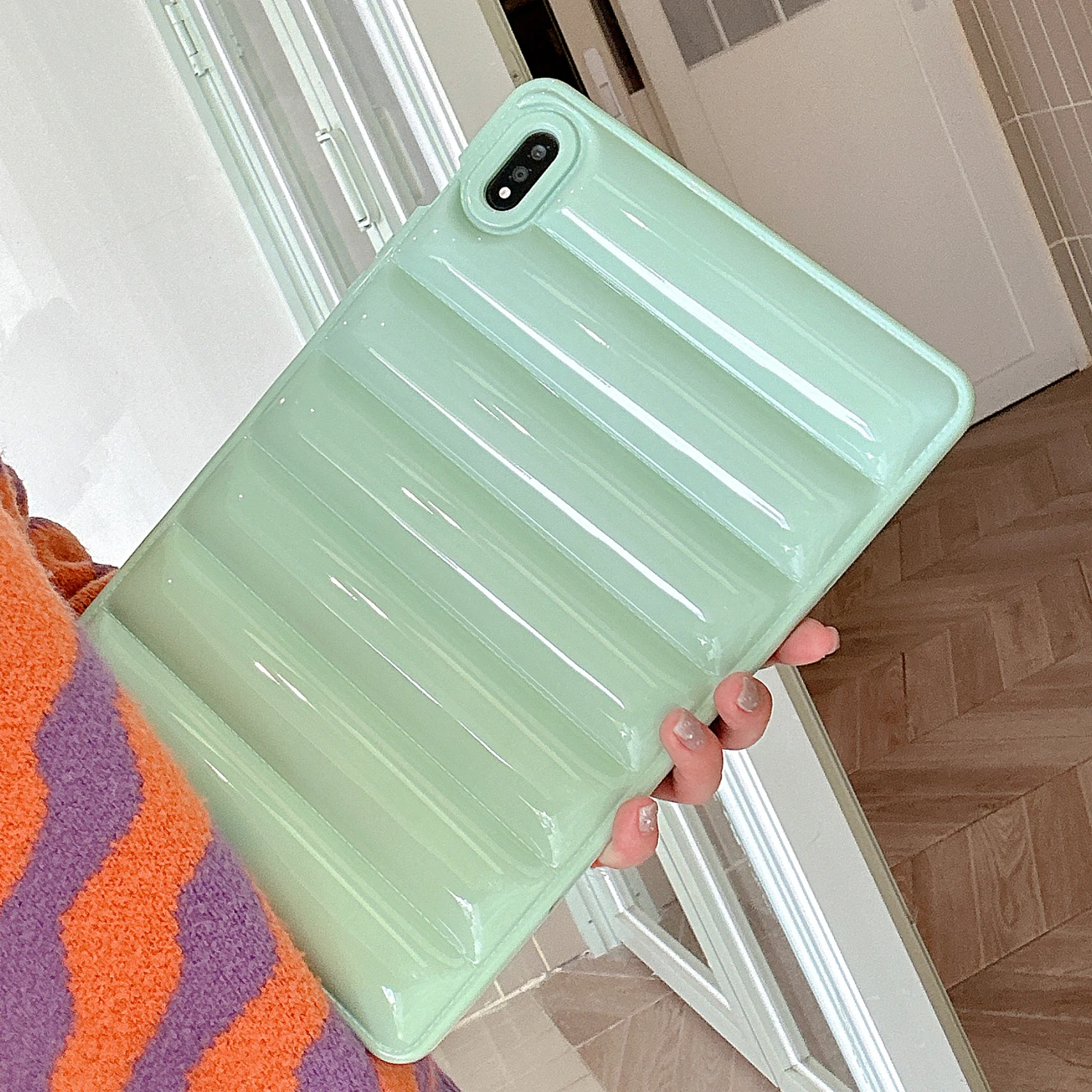 Чехол для планшета ярких цветов Samsung Tab S7 S8 S9 FE A9 Plus A8 A7 S6 Lite противоударный мягкий