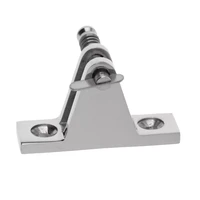automobile accessories 316 stainless steel deck hinge boat bimini top fitting 90 degree quick pin