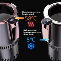 smart car hot and cold cup freezing heating portable hot cup drink holder beverage can cooler