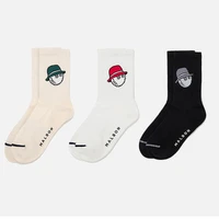 south korea ma golf socks mens socks spring golf icon elastic breathable sports socks