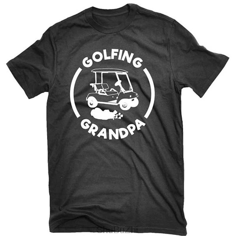 

new arrived hot sale men summer fashion t shirt Golfing Grandpa Funny Golf T-shirt cotton luxury brand father day gift tshirt