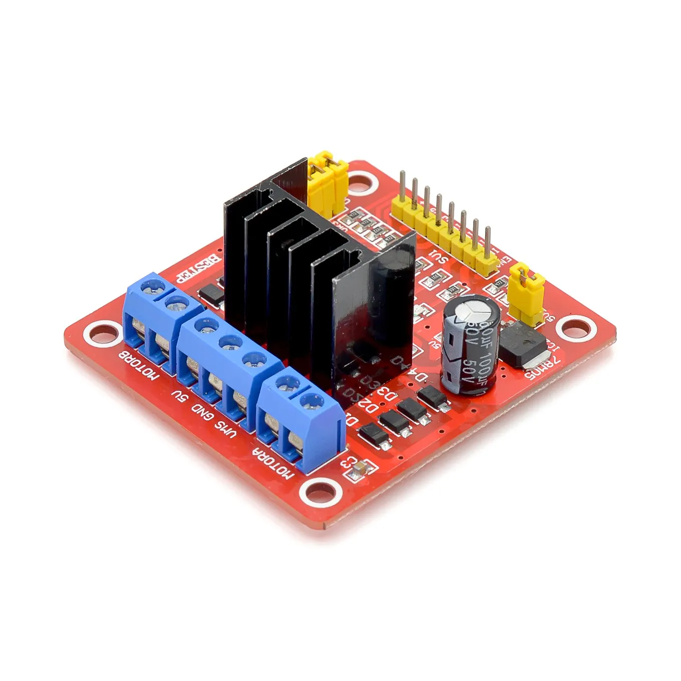 Плата модуля драйвера двигателя L298N для arduino двухмостовое управление шаговым