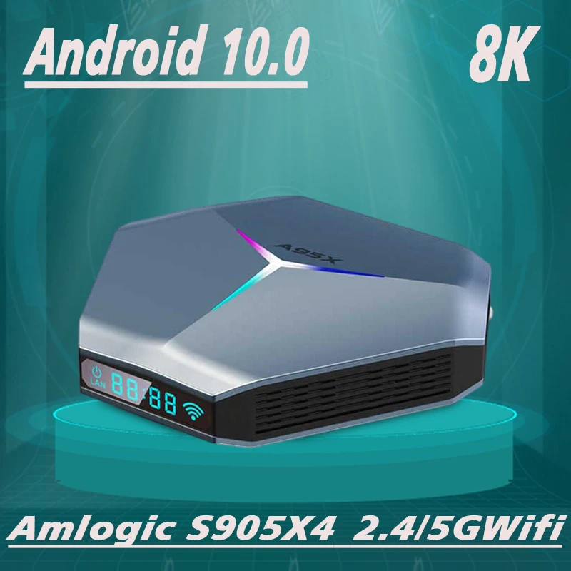 

4GB A95X F4 Best Iptv Box Smart Tv Android10.0 Built In 2.4/5G Wireless Amlogic S905X4 A95X F4 8K Android Tv Iptv Box 2022 BT4.1